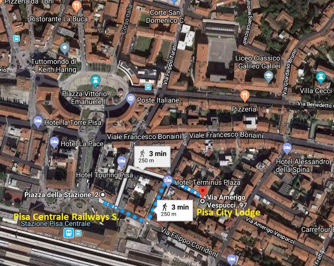 Pisa City Lodge Dış mekan fotoğraf